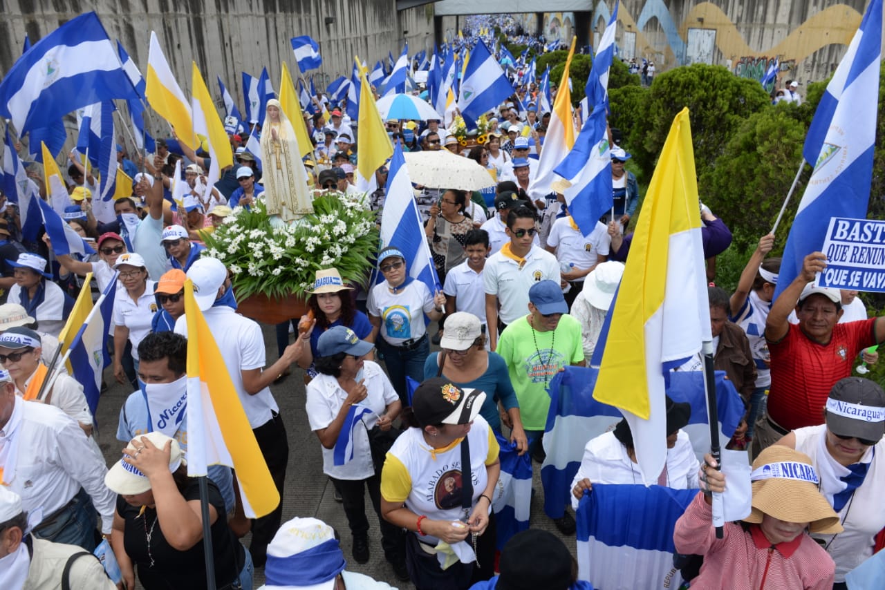 Los párrocos de Masaya, Diriamba, Jinotega, Matagalpa, León, Jinotepe, Managua y en otras ciudades han mediado para que cesen los ataques de la Policía y los paramilitares. LA PRENSA/ ÓSCAR NAVARRETE