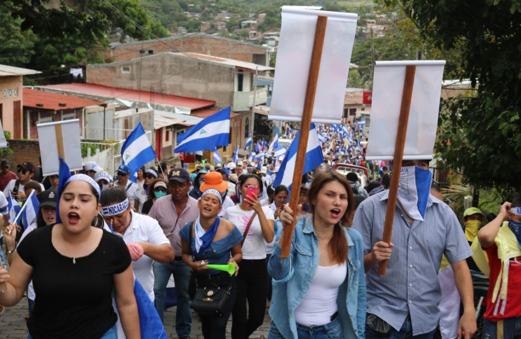 Los matagalpinos se han manifestado contra el régimen. LA PRENSA/ ARCHIVO