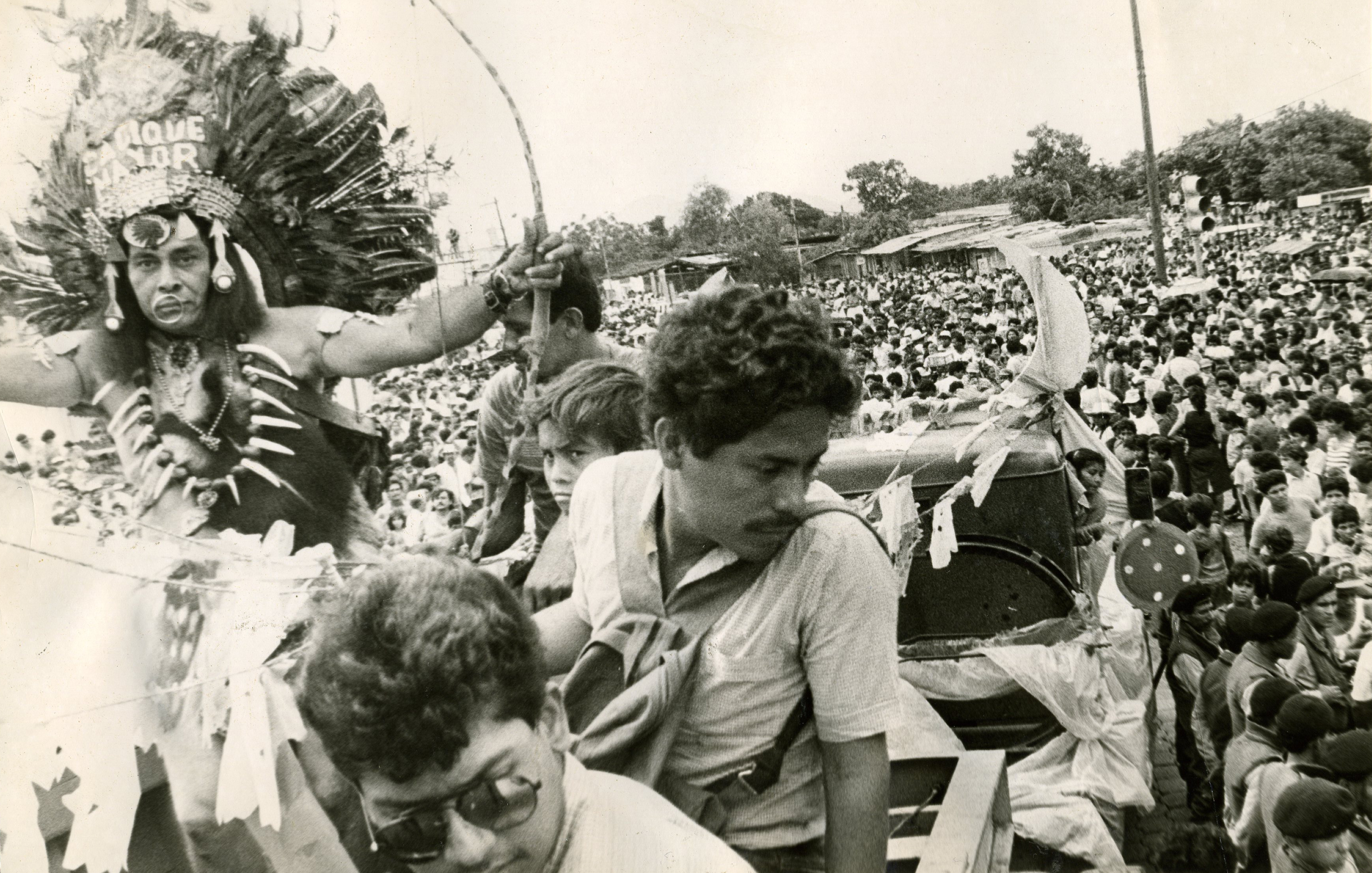 El Cacique en las fiestas de Santo Domingo de Guzmán en Managua