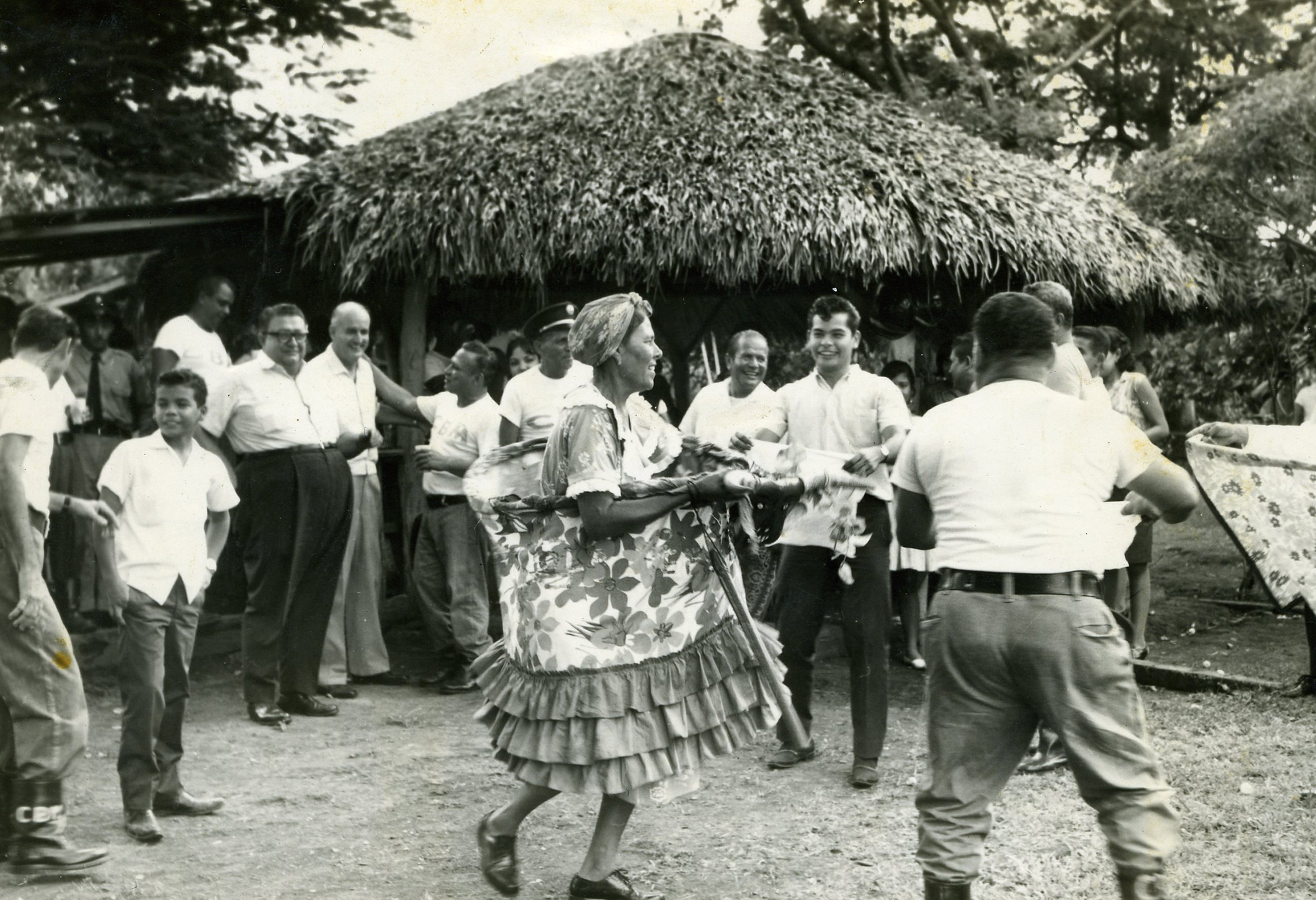 Fiestas años atrás de Santo Domingo de Guzmán en Managua