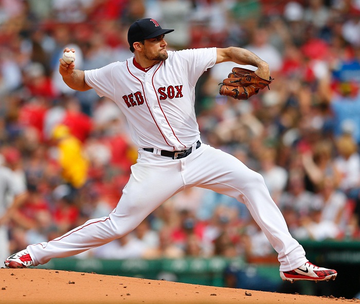 Nathan Eovaldi lanzó ocho entradas y ganó el partido para Boston. LA PRENSA/EFE/EPA/CJ GUNTHER
