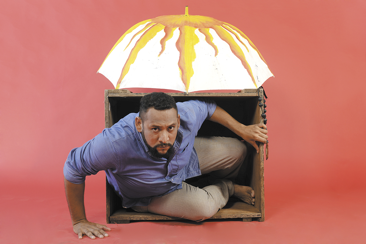 Regresa con una tarde de cuentos, humor, drama y tambores el actor Nabucodonosor Ganímedes