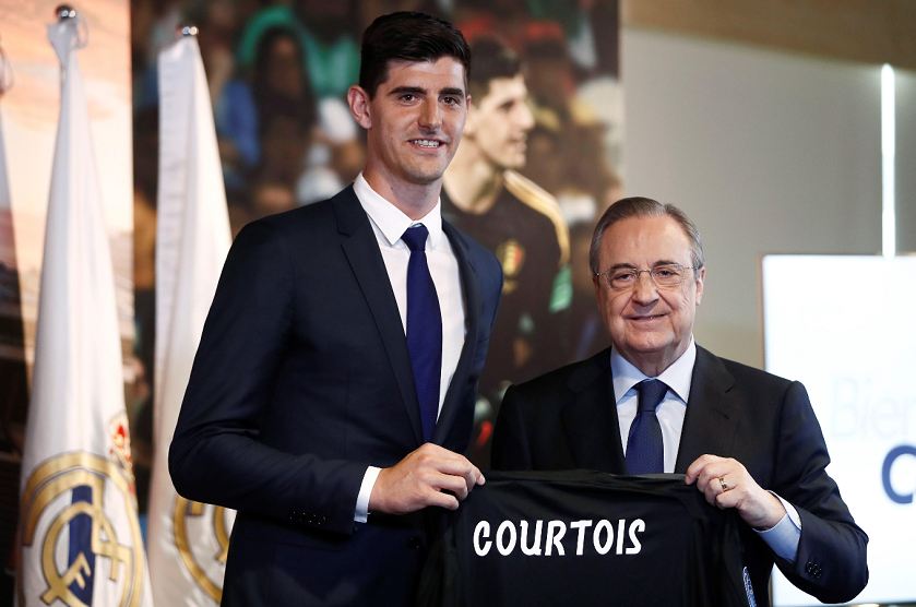 Courtois ficha por el Real Madrid por seis temporadas