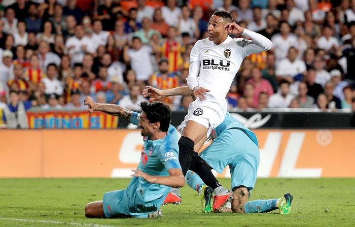 Valencia y Atlético de Madrid empataron en un juego intenso