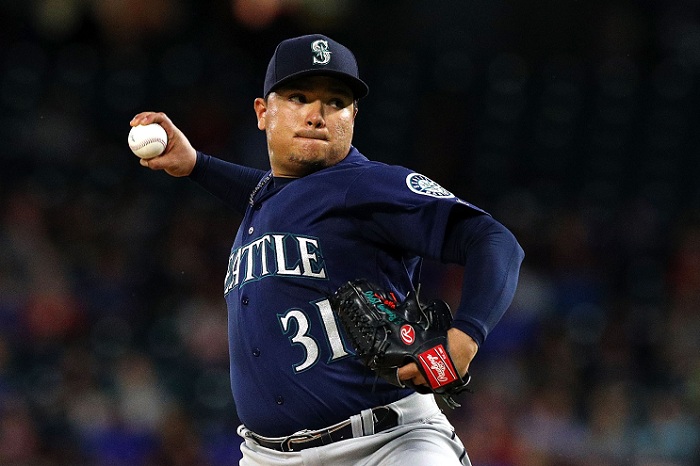 Erasmo Ramírez tuvo su salida más corta de la temporada este viernes ante los Rangers de Texas. LA PRENSA/AFP