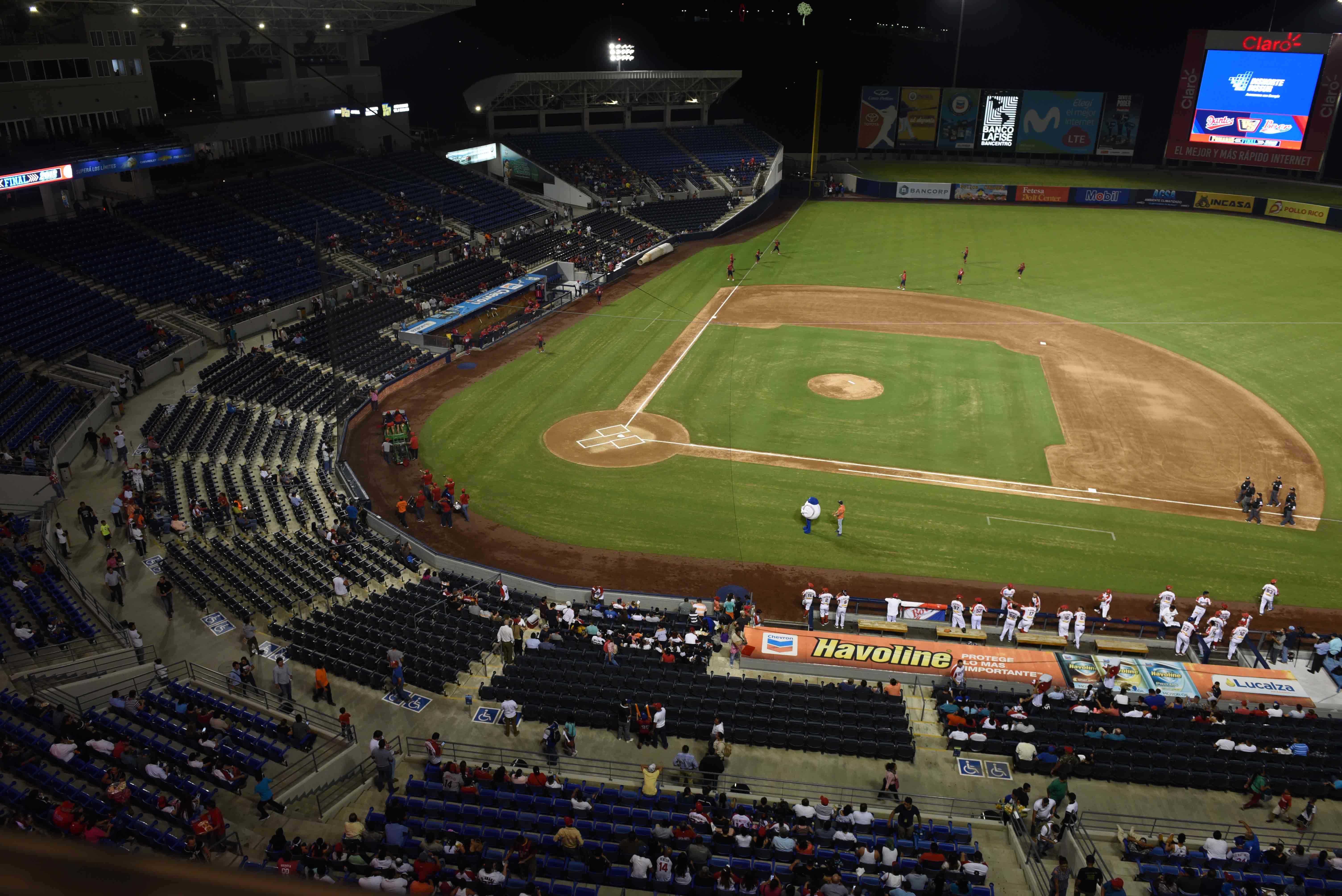 El Estadio Nacional Dennis Martínez será el escenario de la serie de de beisbol de fogueo entre las selección de Nicaragua y Puerto Rico, que se jugará 15, 16 y 17 de marzo. LAPRENSA/ROBERTO FONSECA