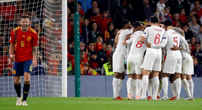 Inglaterra devuelve golpe al derrotar a España en Liga de Naciones