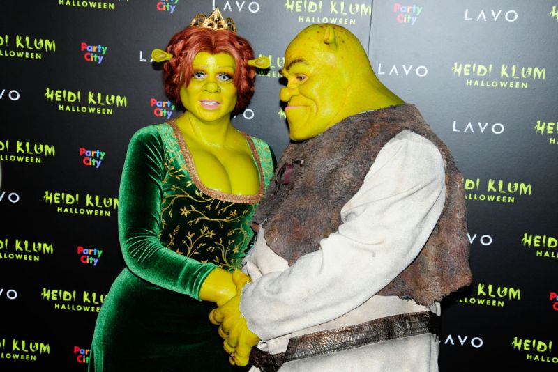 Así se convirtió Heidi Klum en Fiona para su fiesta de Halloween