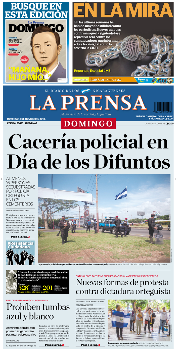 Portada impresa 04-11-2018