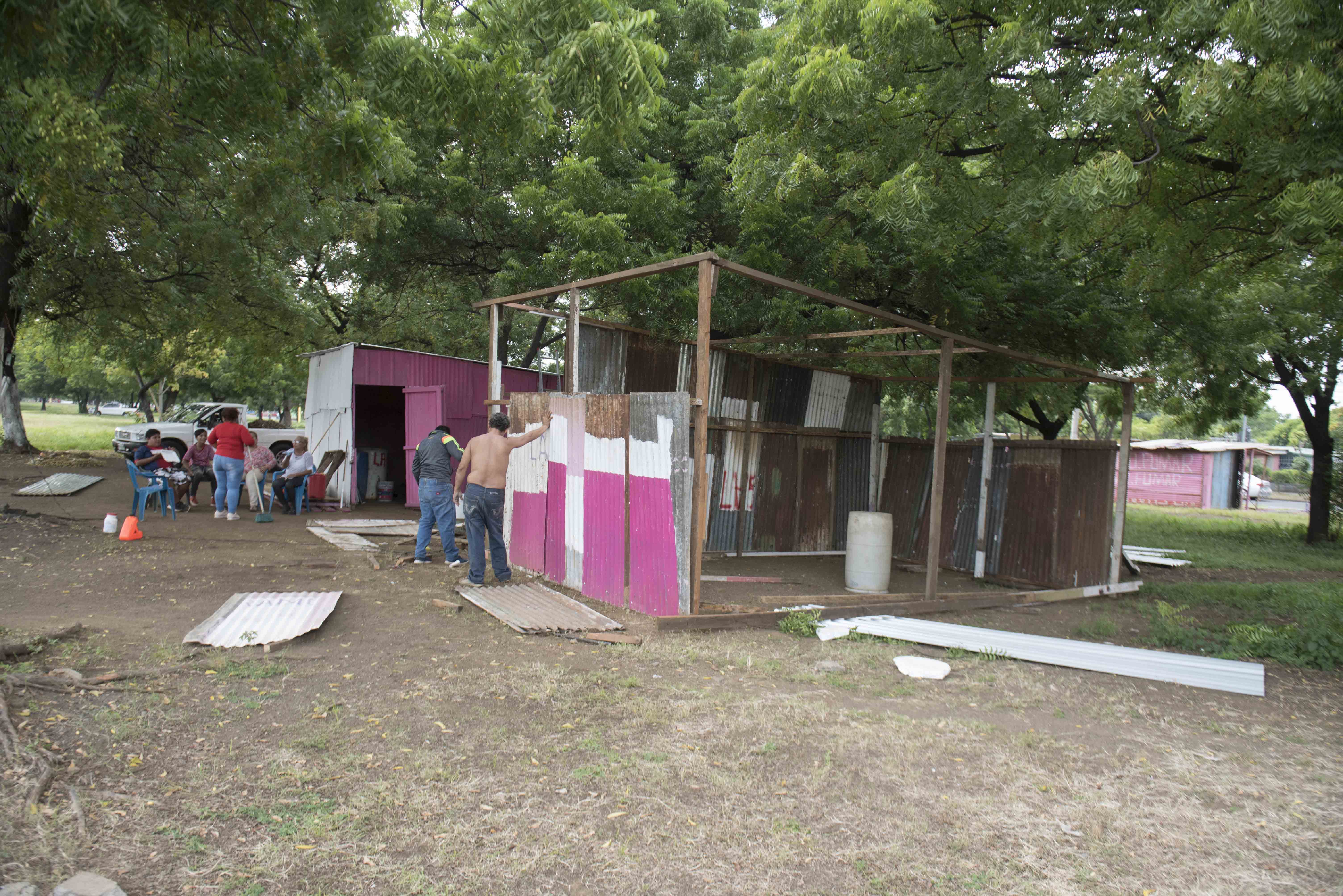 Venta de pólvora, Nicaragua, Policía Orteguista