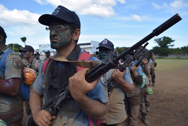La preparación militar de los oficiales de la Policía Orteguista