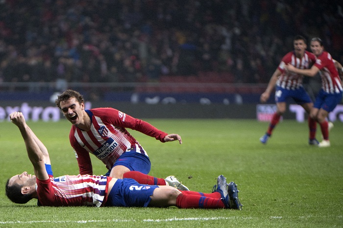 Atlético remonta al Athletic con gol de Diego Godín