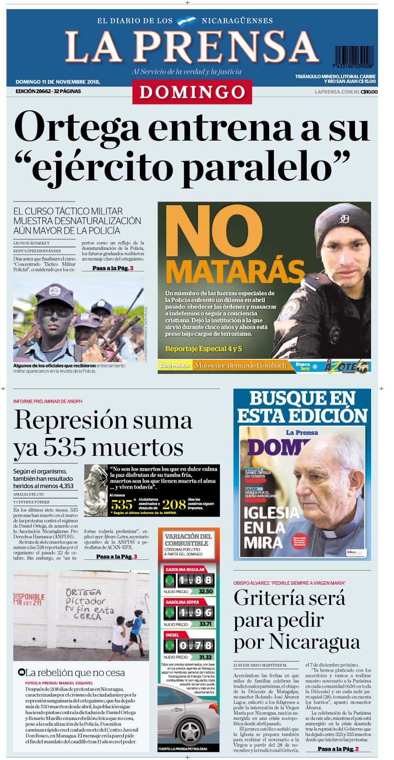Portada impresa 11-11-2018