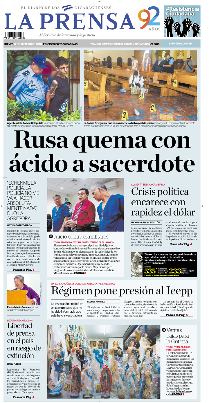 Portada impresa 06-12-2018
