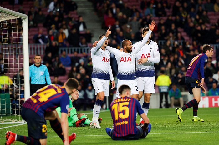 Tottenham empata con Barcelona y avanza a octavos de la Champions