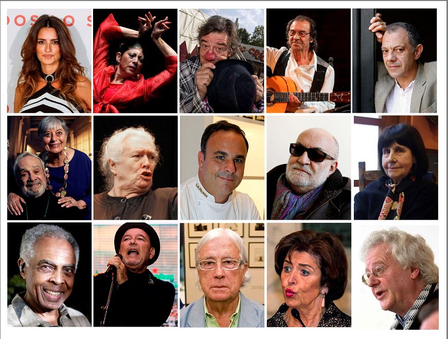 Penélope Cruz, Rubén Blades o Lluís Pasqual, Medallas Bellas Artes 2018