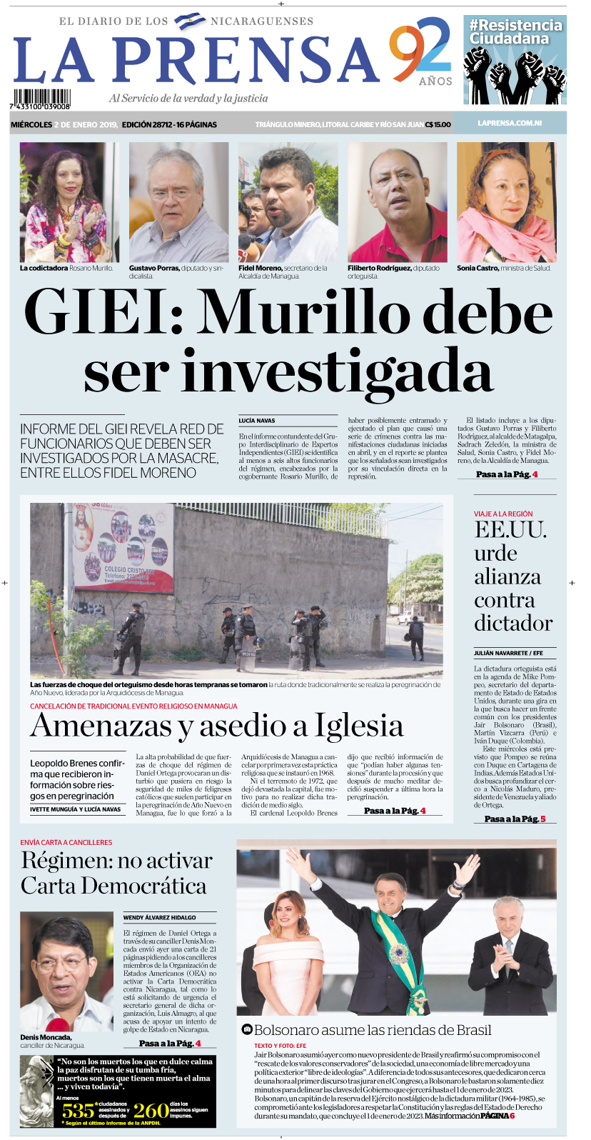 Portada impresa 02-01-2018