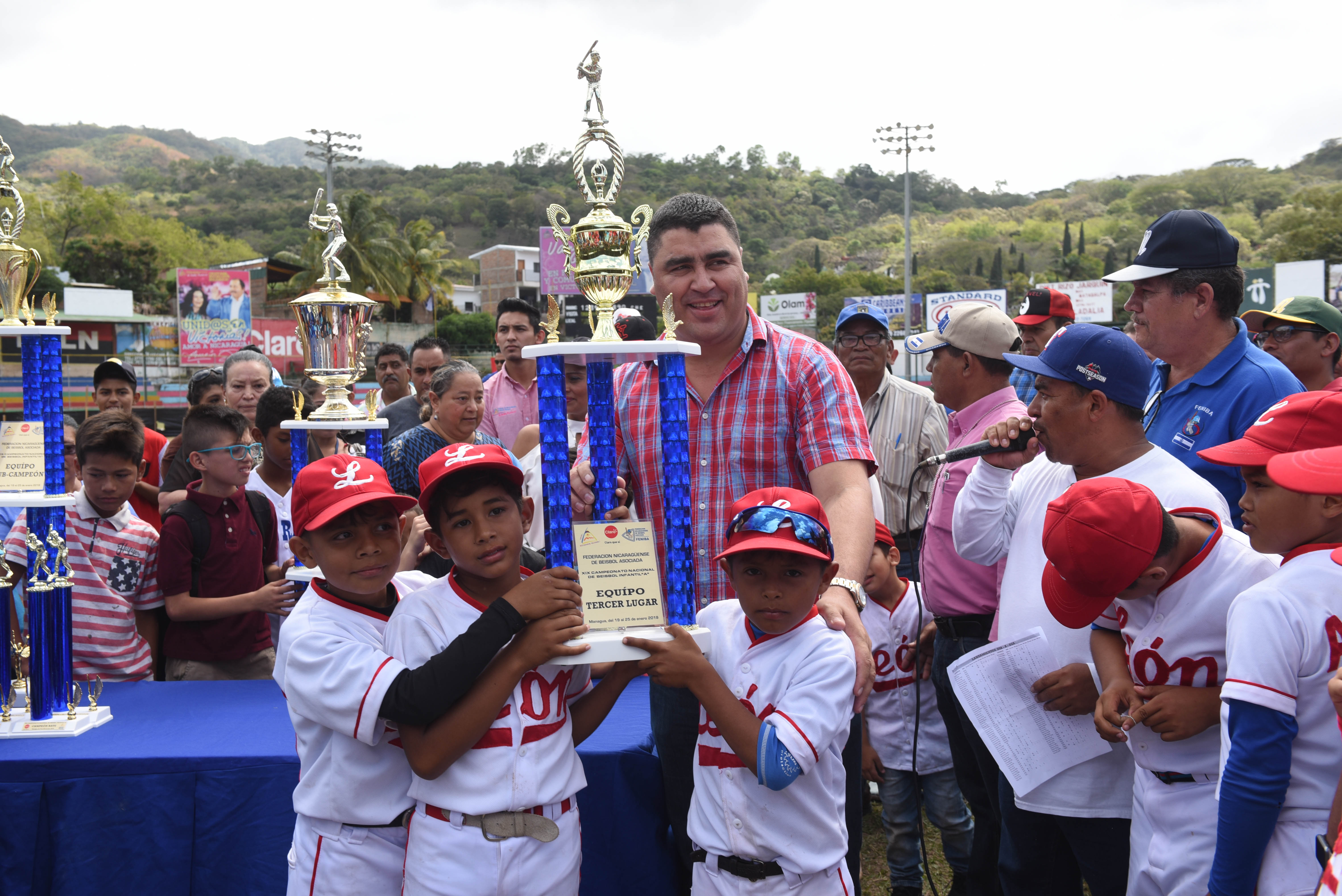 León se quedó con la tercera posición del Campeonato Nacional de Beisbol Infantil A. LA PRENSA/ROBERTO FONSECA