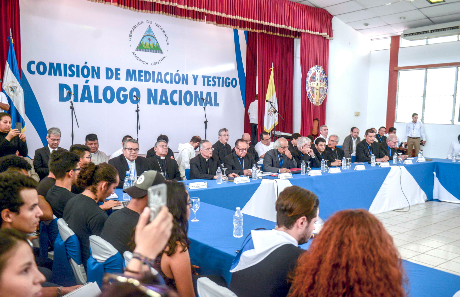 La Conferencia Episcopal de Nicaragua insiste en que debe retomarse el Diálogo Nacional para encontrar una salida a la crisis. LA PRENSA/ ARCHIVO