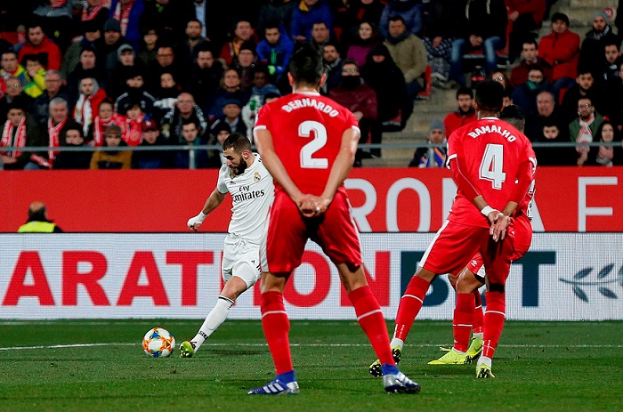 Real Madrid embiste al Girona y está en semifinales de la Copa del Rey