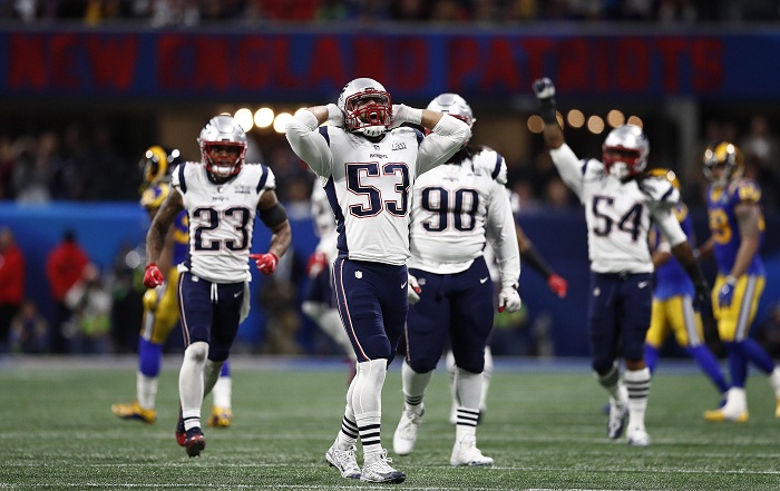 Los Patriots de Nueva Inglaterra han aparecido en las tres últimas ediciones del Super Bowl, el juego final de la temporada de la NFL. LA PRENSA/EFE/EPA/LARRY W. SMITH