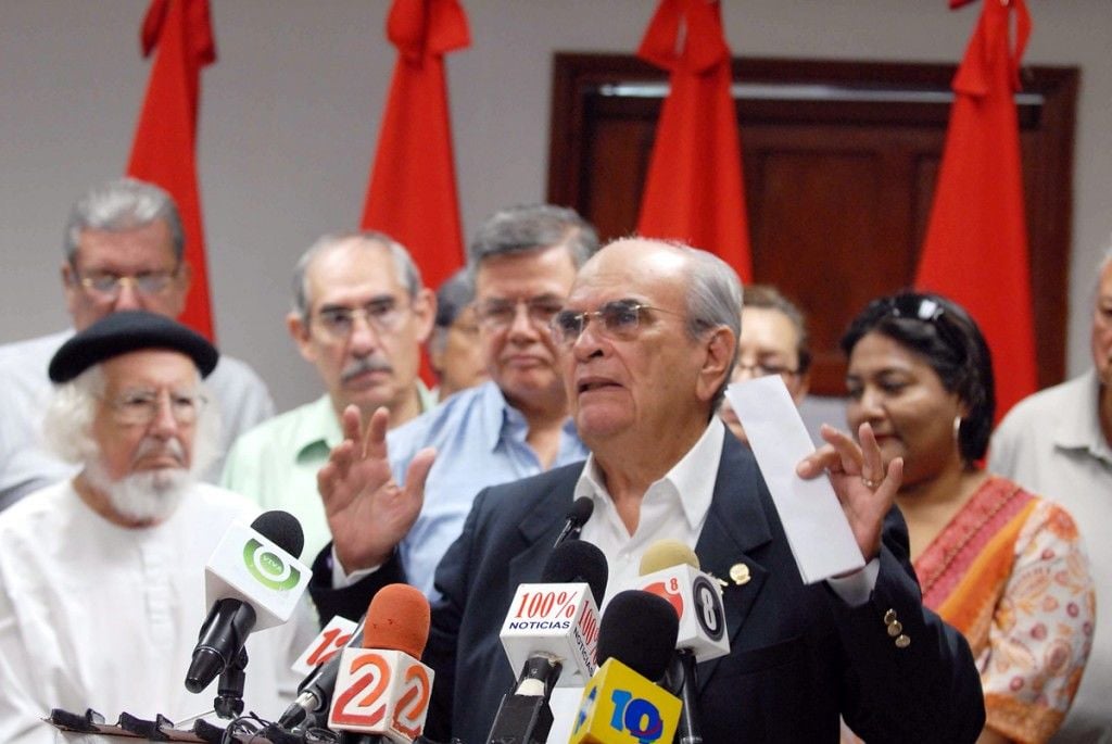 Fabio Gadea Mantilla, empresario radial, cuando fue candidato a presidente de Nicaragua en 2011. LA PRENSA/ MANUEL ESQUIVEL/ ARCHIVO