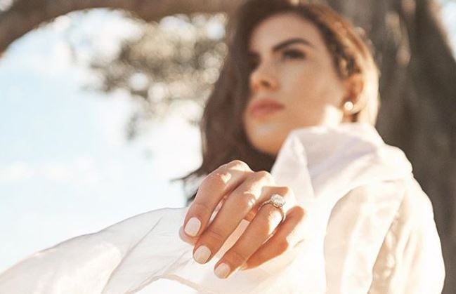 La sesión de fotos de Adriana Paniagua previo a su boda