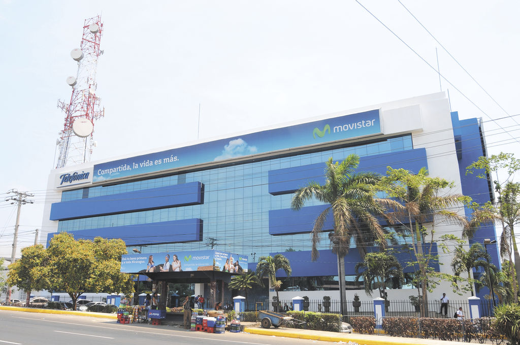 Telefónica opera en Nicaragua bajo la marca Movistar. LA PRENSA/ ARCHIVO