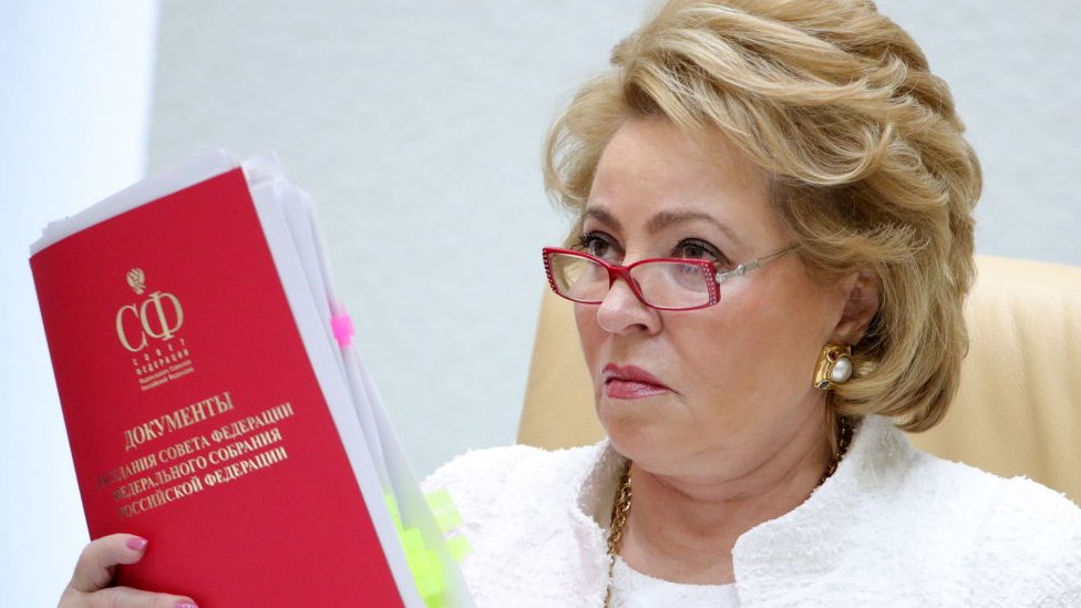 La presidenta de la Duma, Valentina Matvienko, dijo que Rusia hará todo lo posible para evitar una intervención militar de Estados Unidos en Venezuela. Getty Images