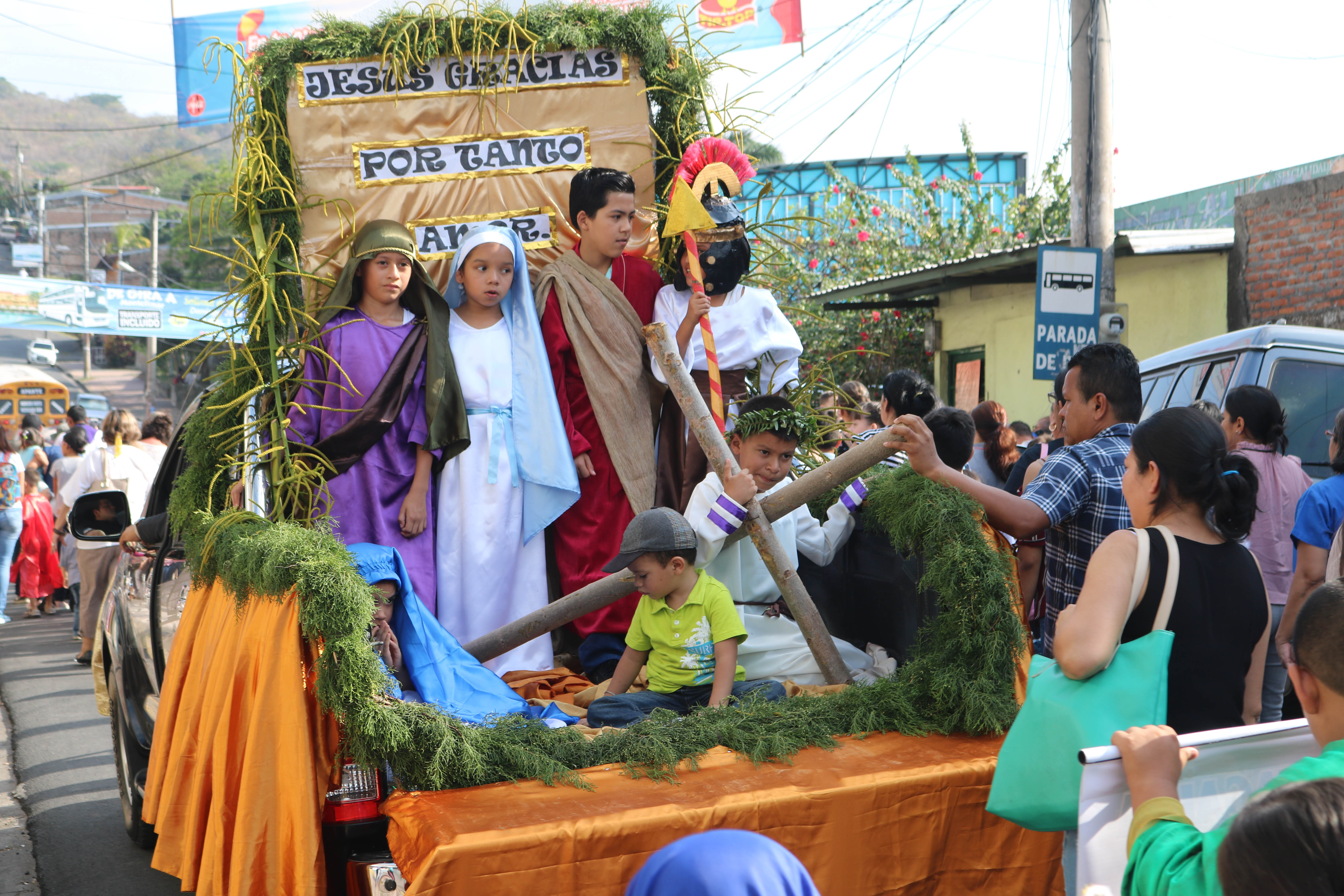 Recuerdan a niños asesinados durante la crisis en Nicaragua en viacrucis infantil de Matagalpa
