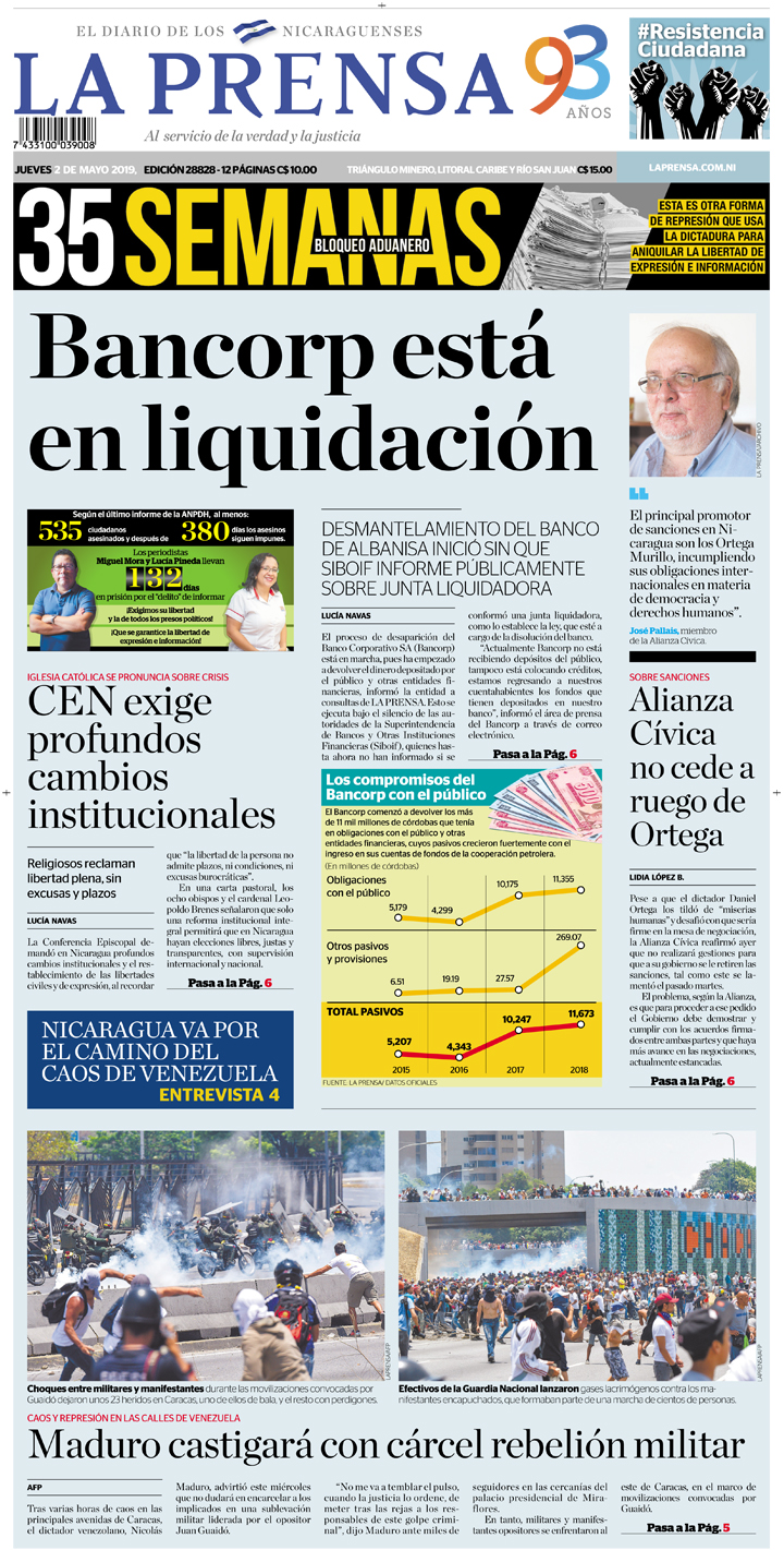 Portada impresa 02-05-2019