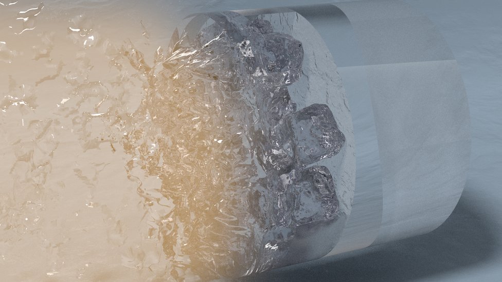 hielo caliente