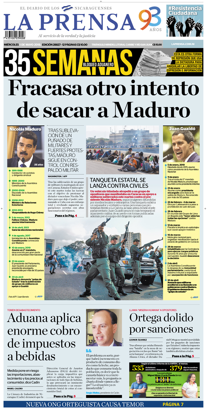 Portada impresa 01-04-2019