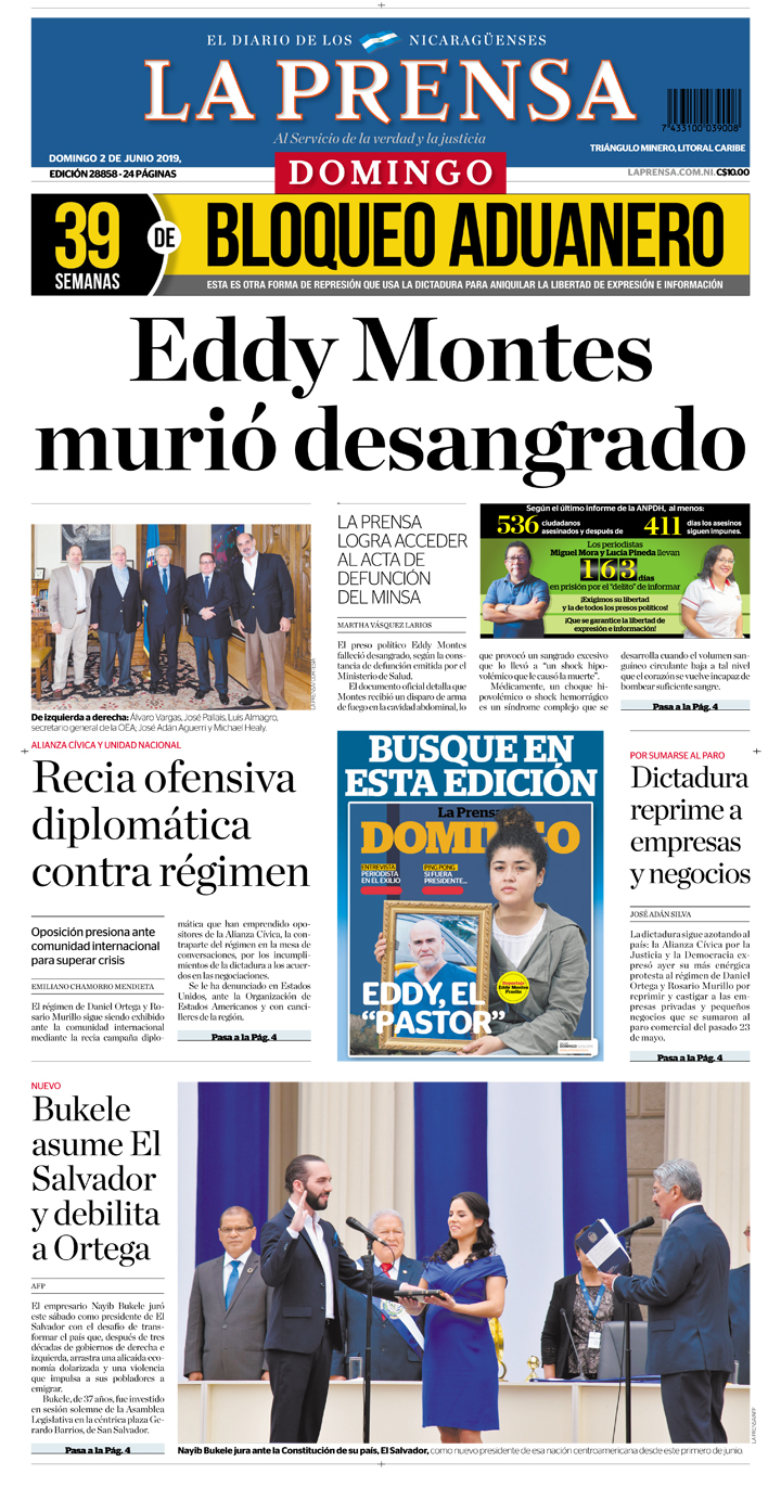 Portada impresa 02-06-2019