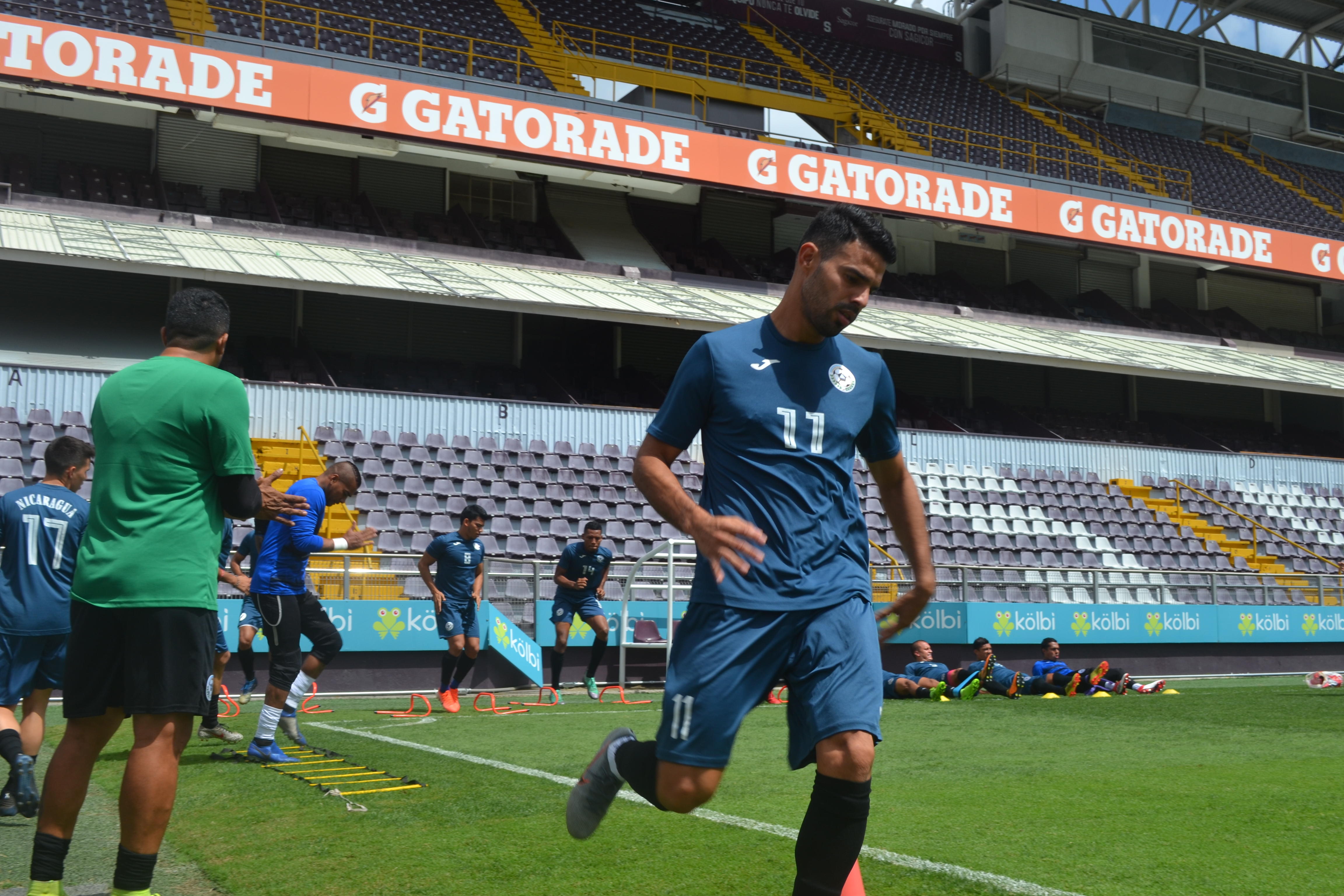 Juan Barrera es el capitán y jugador de referencia de la Selección de Futbol de Nicaragua. LA PRENSA/German García