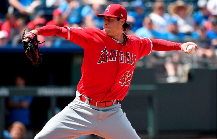 Tyler Skaggs tenía cuatro años jugando con los Angelinos de Los Ángeles, equipo que le llevó a las Grandes Ligas. LA PRENSA/ AFP/ GETTY IMAGES NORTH AMERICA/ Ed ZURGA