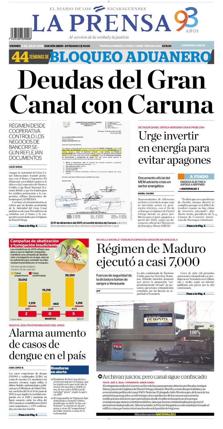 Portada impresa