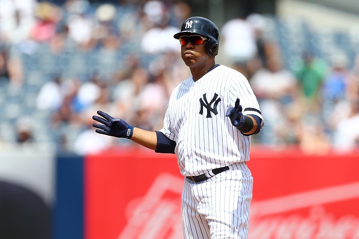 Edwin Encarnación sigue aportando a la producción de los Yanquis. LA PRENSA/Mike Stobe/Getty Images/AFP
