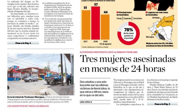 Portada impresa 13-8-2019