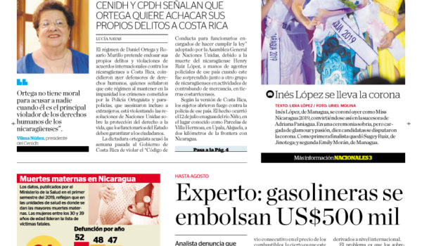Portada impresa 18-08-2019