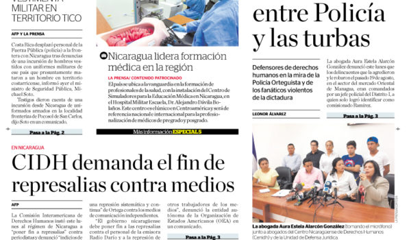 Portada impresa 27-08-2018