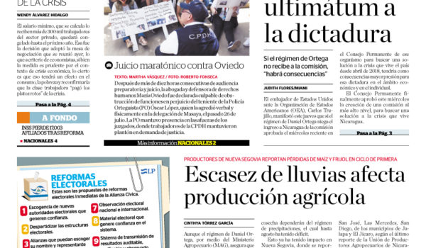 Portada impresa 30-08-2019