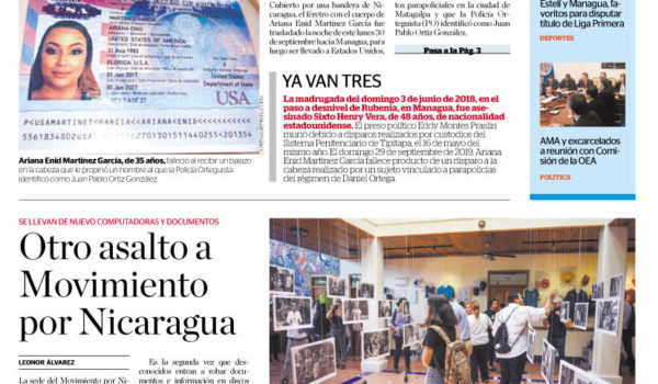Portada impresa 1-10-2019