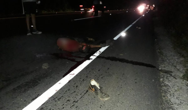 Hombre muere atropellado por un conductor que se dio a la fuga en Diriamba