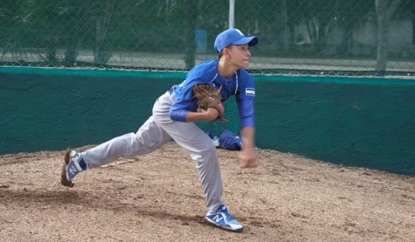 Eyner Castro se quedó a un inning de lanzar juego sin hit ni carrera ante Argentina, en el primer triunfo de Nicaragua en el Campeonato Panamericanos de Beisbol Sub-15 de Playa del Carmen, México. LA PRENSA/CORTESÍA/INSTITUTO DEL DEPORTE MUNICIPAL DE SOLIDARIDAD