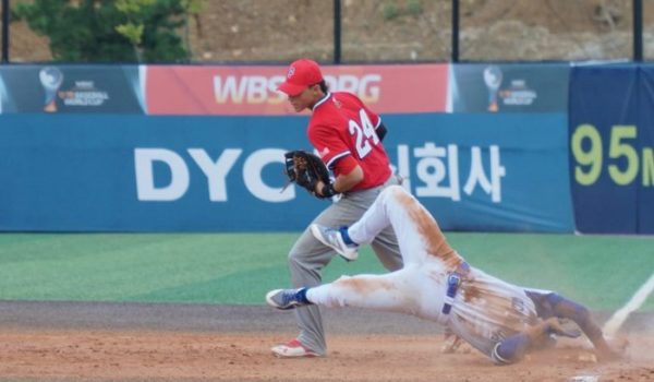 Nicaragua perdió ante Panamá este viernes en el Mundial de Beisbol Sub-18 de Corea del Sur. LA PRENSA/CORTESÍA/WBSC