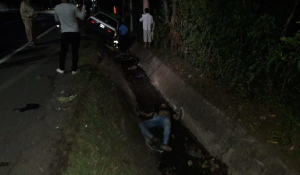 Chofer ebrio mata a dos motorizados y luego se duerme en patrulla policial en León