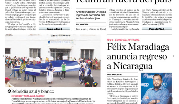 Portada impresa 16-09-2019