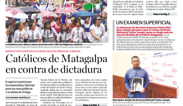 Portada impresa 25-09-2019