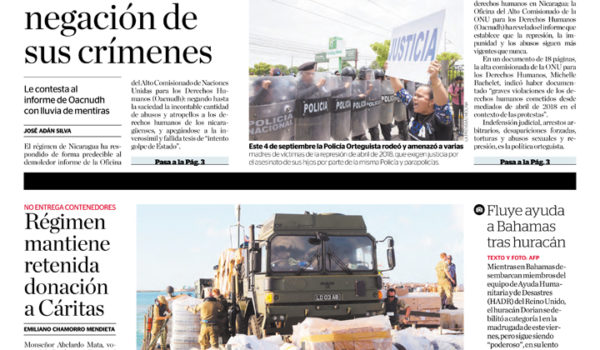 Portada impresa 07-09-2019